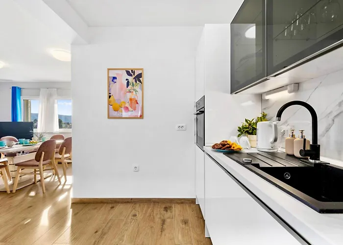 Daire Panoramic Beachfront Island Views King Size Terrace *